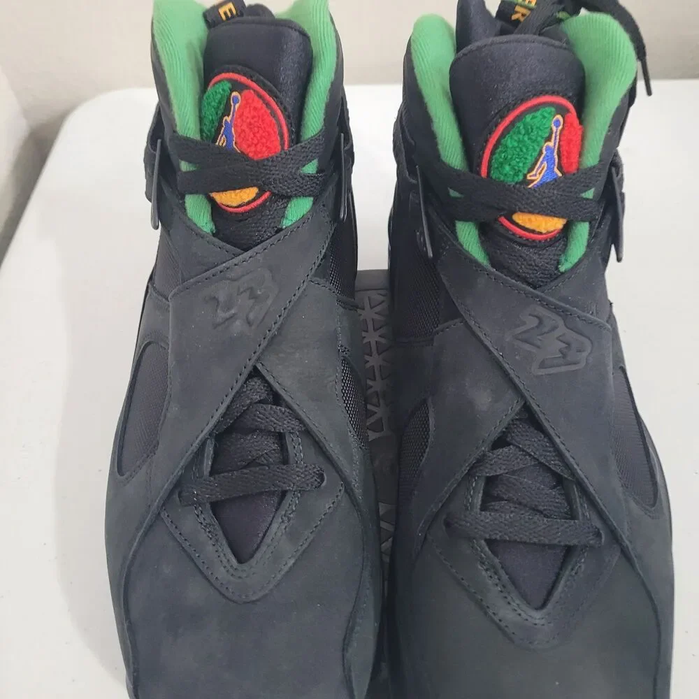 Nike Air Jordan 8 Tinker Air Raid size 11 athletic shoes laces nubuck comfort